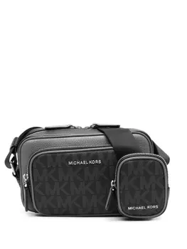 Michael Kors каркасная сумка с монограммой, черный