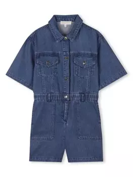 Michael Kors Kids джинсовый комбинезон, синий