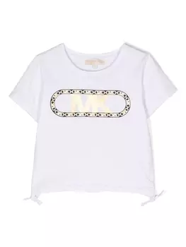 Michael Kors Kids футболка из джерси с логотипом, белый