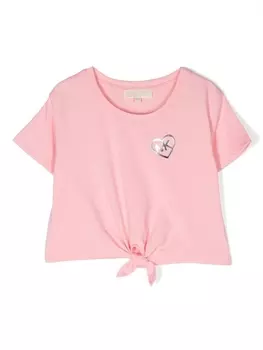 Michael Kors Kids футболка с логотипом, розовый