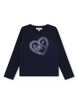 Michael Kors Kids футболка с логотипом, синий