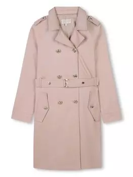 Michael Kors Kids хлопковый тренч, розовый