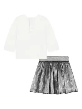 Michael Kors Kids комплект из двух предметов с логотипом, белый