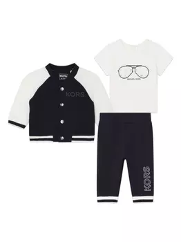 Michael Kors Kids комплект из топа и брюк, синий