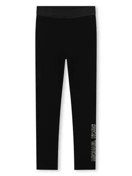 Michael Kors Kids легинсы с логотипом, черный