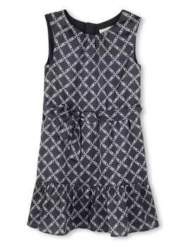 Michael Kors Kids платье Empire Logo, синий