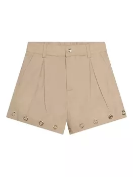 Michael Kors Kids шорты с люверсами, нейтральный цвет