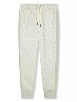 Michael Kors Kids спортивные брюки с логотипом, нейтральный цвет
