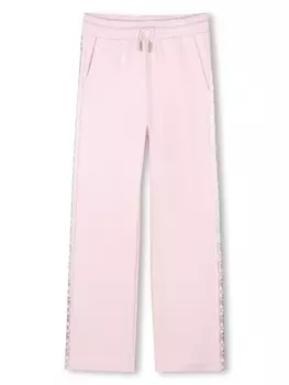 Michael Kors Kids спортивные брюки с логотипом, розовый
