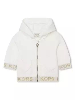 Michael Kors Kids спортивный костюм на молнии с логотипом, белый