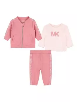 Michael Kors Kids спортивный костюм с логотипом, розовый