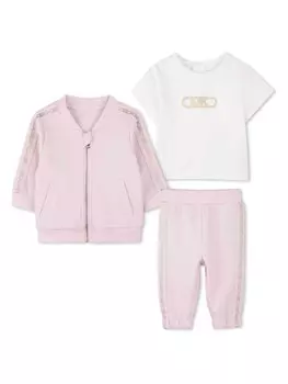 Michael Kors Kids спортивный костюм с логотипом, розовый