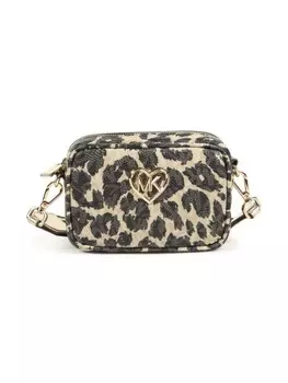 Michael Kors Kids сумка на плечо с анималистичным принтом, черный