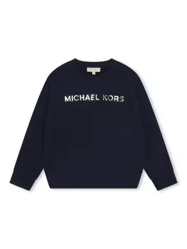 Michael Kors Kids толстовка с логотипом, синий