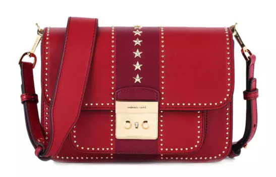 MICHAEL KORS Коллекция сумок Sloan, женская сумка через плечо из коровьей кожи, красная