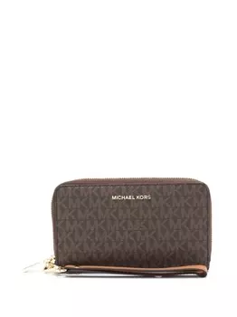 Michael Kors кошелек Jet Set с логотипом, коричневый