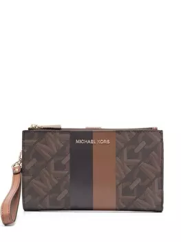 Michael Kors кошелек Jet Set с монограммой, коричневый