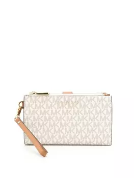 Michael Kors кошелек Jet Set с монограммой, нейтральный цвет