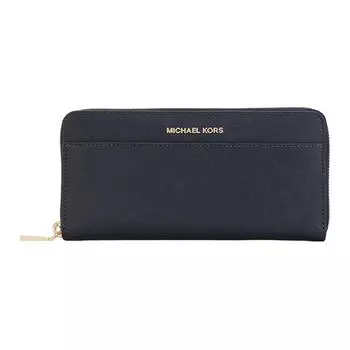 MICHAEL KORS Кошелек-клатч из коровьей кожи, коллекция багажа, стандартный, женский, синий