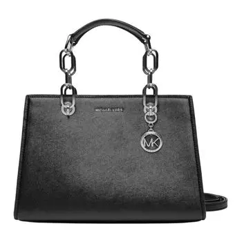 MICHAEL KORS Кожаная сумка через плечо, женская, черная
