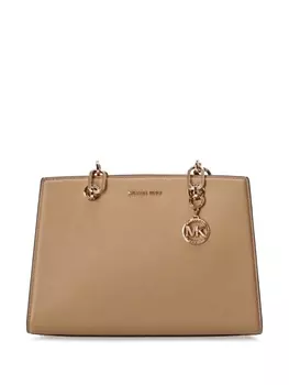 Michael Kors кожаная сумка-тоут Cynthia, коричневый
