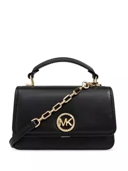 Michael Kors кожаная сумка-тоут с логотипом, черный