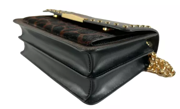 Michael Kors Кожаная трансформируемая сумка через плечо с Jade Gusset, цвет Brown Multi