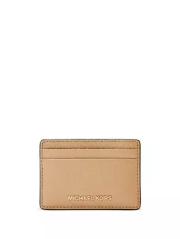 Michael Kors кожаный держатель для карт с логотипом, нейтральный цвет