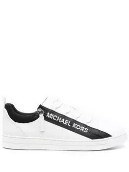 Michael Kors кроссовки с молниями и логотипом, белый
