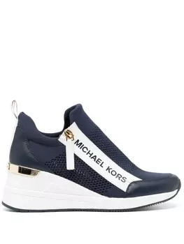 Michael Kors кроссовки Willis 70 на танкетке, синий