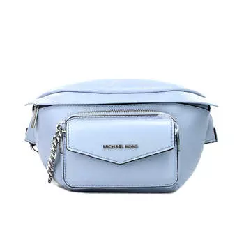 Michael Kors Maisie Большая синяя поясная сумка 2-n-1 для карточек Женская поясная сумка, мультиколор