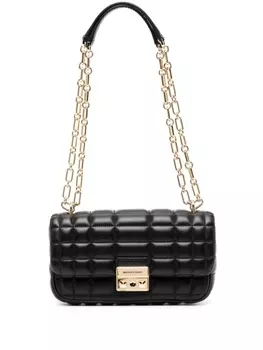 Michael Kors маленькая стеганая сумка на плечо Tribeca, черный
