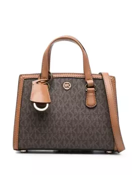 Michael Kors маленькая сумка Chantal с верхней ручкой, коричневый