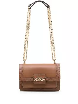 Michael Kors маленькая сумка через плечо Heather, коричневый