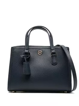 Michael Kors маленькая сумка-тоут Chantal из зернистой кожи, синий