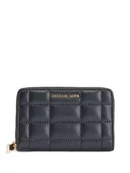 Michael Kors маленький стеганый кошелек Jet Set, черный