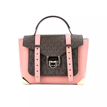Michael Kors Manhattan Medium Primrose ПВХ женская сумка-саквояж с верхней ручкой, мультиколор