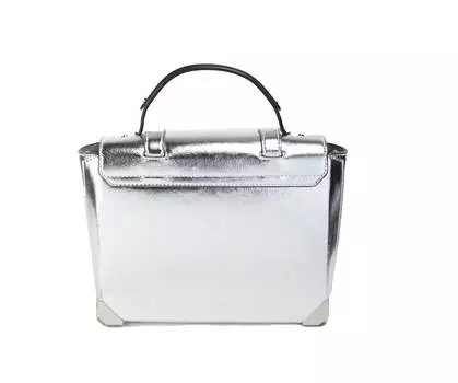 Michael Kors Manhattan Средняя кожаная женская сумка-сэтчел с ручкой сверху, мультиколор