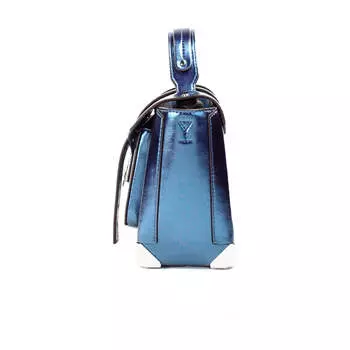 Michael Kors Manhattan Средняя кожаная женская сумка-сэтчел с ручкой сверху, мультиколор