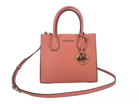 Michael Kors Mercer Medium Sherbet Кожаная сумка через плечо Женская сумка-кошелек, мультиколор