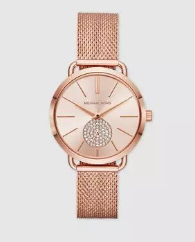 Michael Kors MK3845 женские часы из розовой стали Michael Kors, розовый