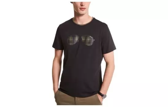 Michael Kors Мужская футболка Michael Kors, цвет Black