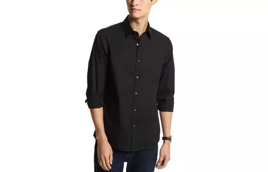 Michael Kors Мужская Рубашка Michael Kors, цвет Black