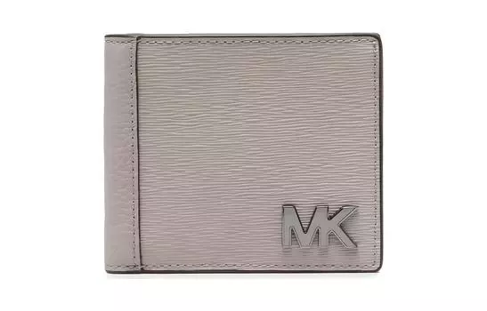 MICHAEL KORS Мужской кожаный кошелек для карт, серый
