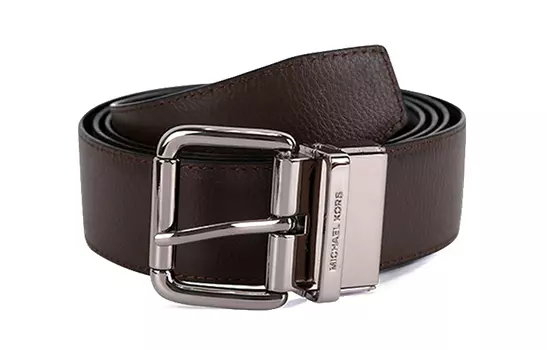 Michael Kors Мужской кожаный ремень Michael Kors, Black