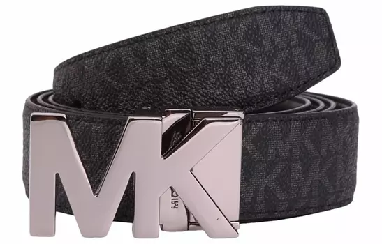 Michael Kors Мужской кожаный ремень Michael Kors, Black