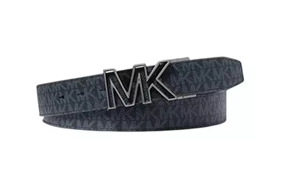 Michael Kors Мужской кожаный ремень Michael Kors, Blue