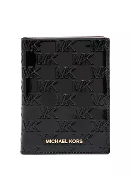 Michael Kors обложка для паспорта Bedfors с тисненой монограммой, черный