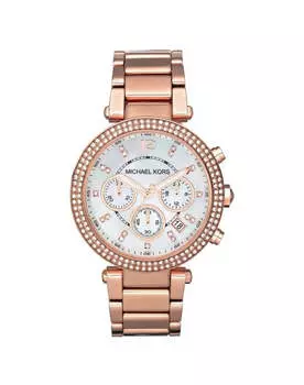 Michael Kors Parker MK5491 женские часы-хронограф из розового золота 39 мм
