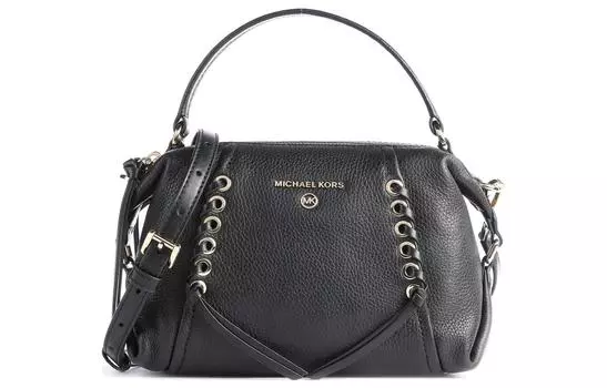 MICHAEL KORS Портативная сумка через плечо из зернистой кожи, женская, черная